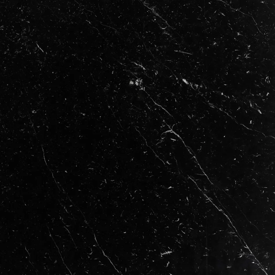 Tulip Saarinen H 39 Runder Couchtisch aus schwarzem Marquinia-Marmor, hergestellt in Italien – Scharlachrot Viadurini