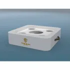 Couchtisch - Floating Tablardesign Kunstleder nautische Trona Viadurini