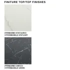 Moderner Barrel-Tisch aus Keramik und roségoldenem Stahl, hergestellt in Italien – Settimmio Viadurini