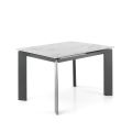 Ausziehbarer Tisch auf 170 cm aus Stahl und Keramik – Sphinx
