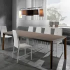 Ausziehbarer Tisch auf 240 cm aus Holz mit Platte aus MDF – Ruthenium Viadurini