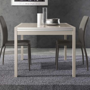 Ausziehbarer Tisch bis 240 cm in lackiertem Holzdesign Made in Italy - Jacobs