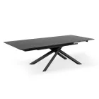 Ausziehbarer Tisch auf 270 cm mit HPL-Platte und Aluminium-Untergestell – Suchen Viadurini