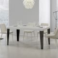 Ausziehbarer Tisch auf 440 cm in verschiedenen Größen und Ausführungen, hergestellt in Italien – Strand