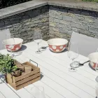 Ausziehbarer Tisch mit Schiebebeinen und Aluminium-Lattenrostplatte - Supernova Viadurini