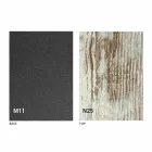 Ausziehbarer Esstisch aus Holz und Metall bis zu 280 cm - Gallotto Viadurini