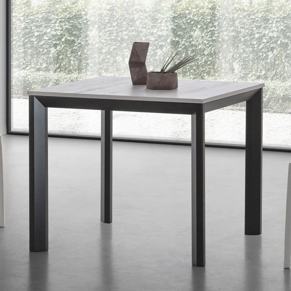 Ausziehbarer tisch bis 232 cm quadratisch aus hpl made in italy - filiberto