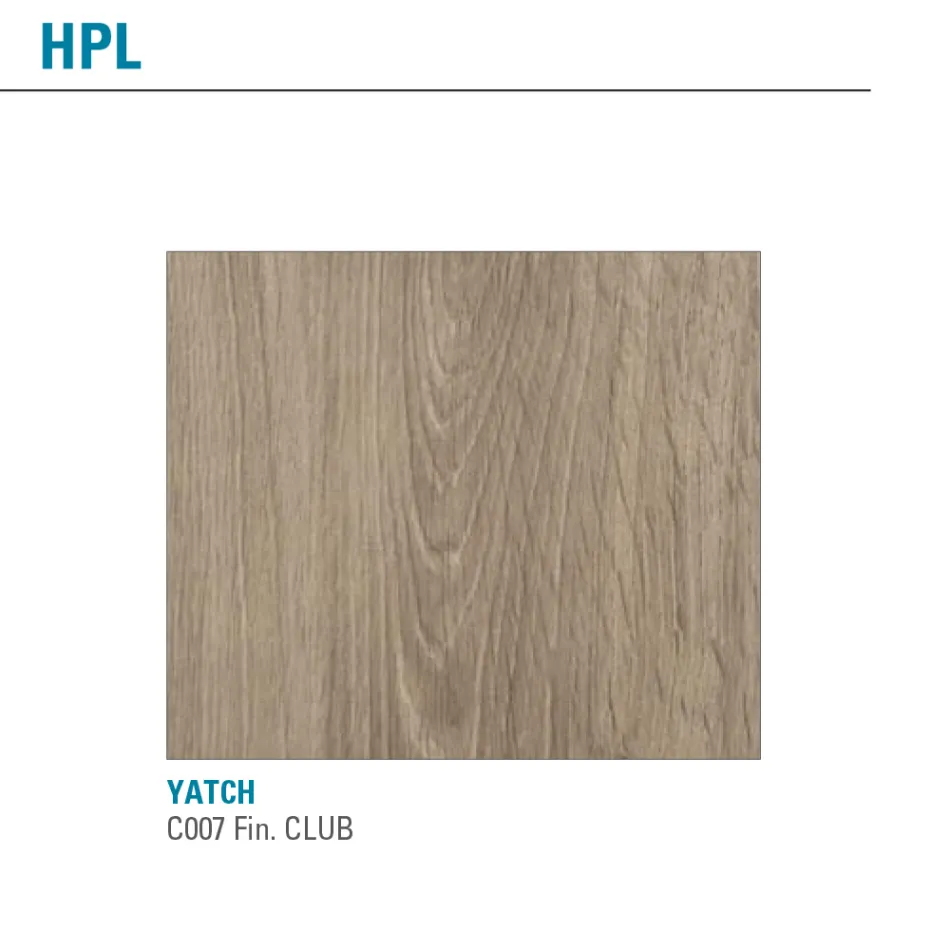 Ausziehbarer Tisch bis 238 cm Moka Metall und HPL Made in Italy - Pablito Viadurini