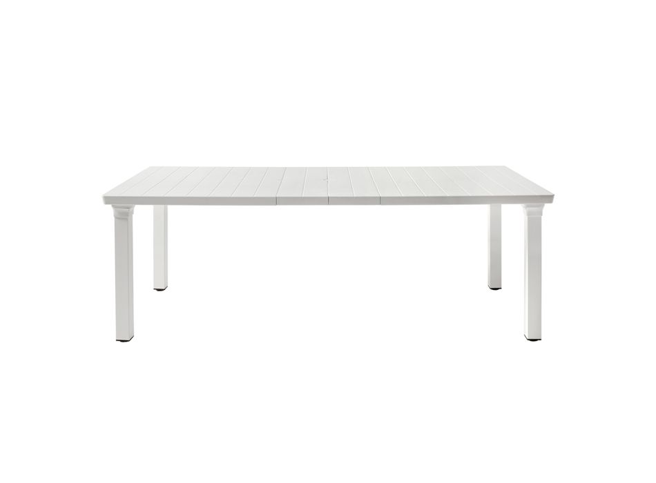 Ausziehbarer Tisch bis 220 cm aus Technopolymer Made in Italy - Persifeo Viadurini