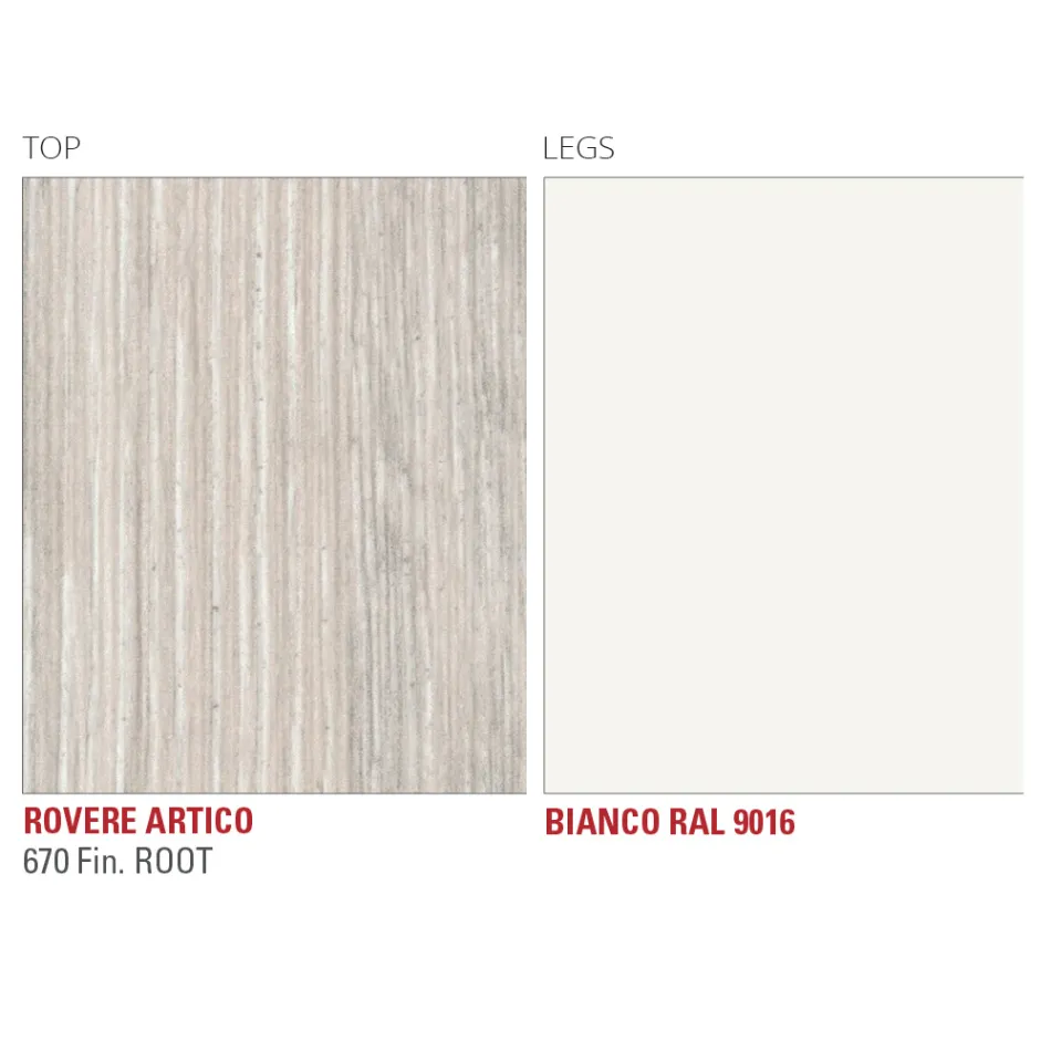 Ausziehbarer Tisch bis 240 cm mit HPL-Platte, hergestellt in Italien – fantastisch Viadurini