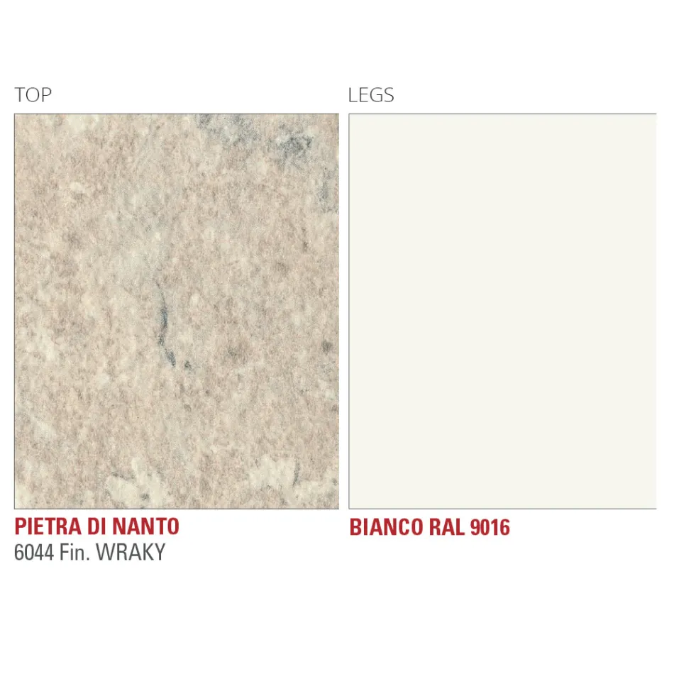 Ausziehbarer Tisch bis 240 cm mit HPL-Platte, hergestellt in Italien – fantastisch Viadurini