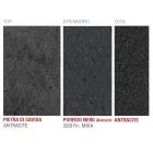 Ausziehbarer Tisch bis 240 cm mit Laminam-Platte. Hergestellt in Italien – maltesisch Viadurini