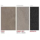 Ausziehbarer Tisch bis 240 cm mit Laminam-Platte. Hergestellt in Italien – maltesisch Viadurini