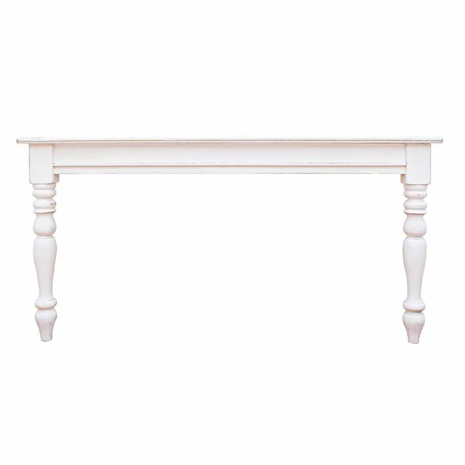 Ausziehbarer Tisch Bis zu 240 cm in Mango Wood und Mdf Homemotion - Tongo Viadurini