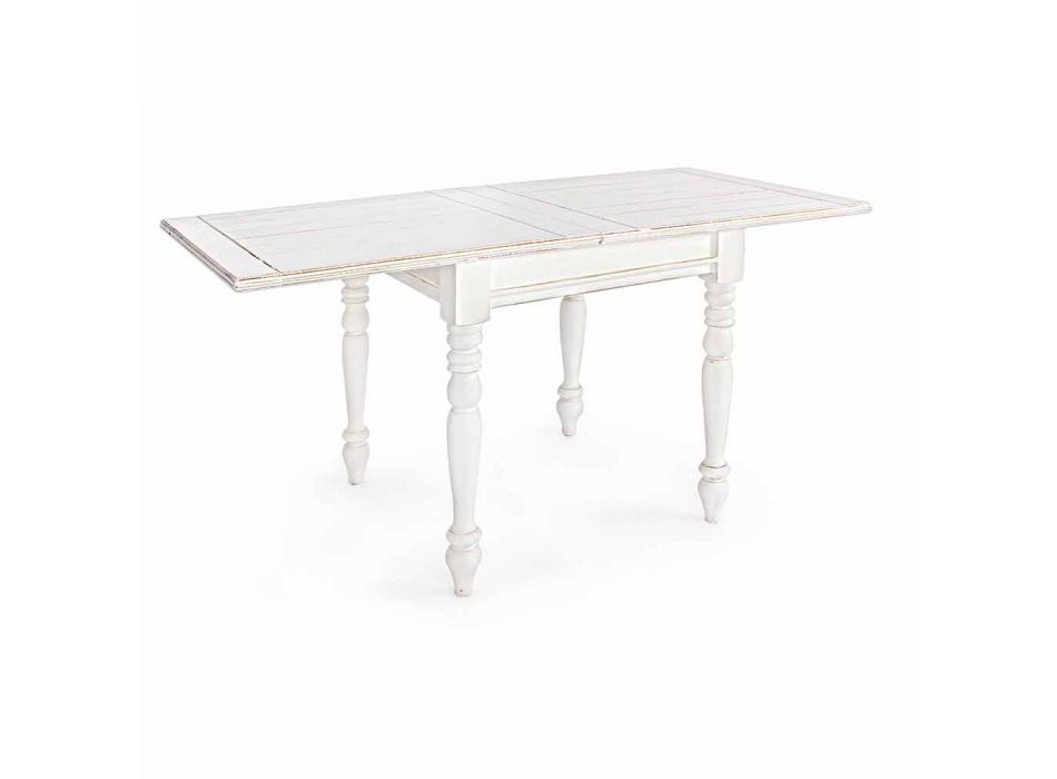 Ausziehbarer Tisch Bis zu 240 cm in Mango Wood und Mdf Homemotion - Tongo Viadurini