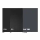 Ausziehbarer Tisch Bis zu 250 cm mit Glasplatte Made in Italy - Pitagora Viadurini