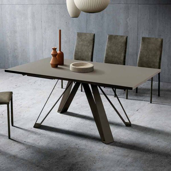Ausziehbarer tisch bis zu 280 cm in fenix made in italy, precious - aresto
