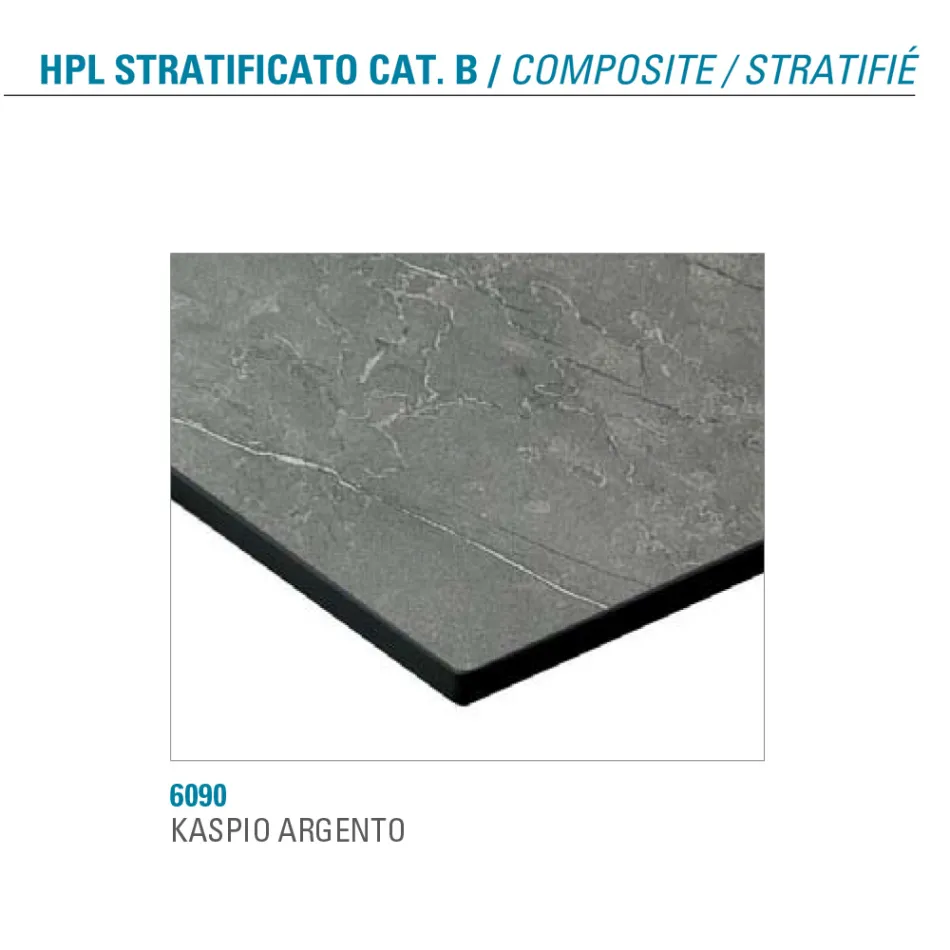 Ausziehbarer Tisch bis zu 300 cm aus geschichtetem HPL Made in Italy - Bastiano Viadurini