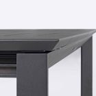 Ausziehbarer Tisch in modernem Aluminiumdesign für Homemotion im Freien - Casper Viadurini