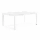 Ausziehbarer Tisch in modernem Aluminiumdesign für Homemotion im Freien - Casper Viadurini