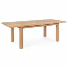 Ausziehbarer hölzerner Garten-Designtisch für 6 Personen Homemotion - Hunter Viadurini