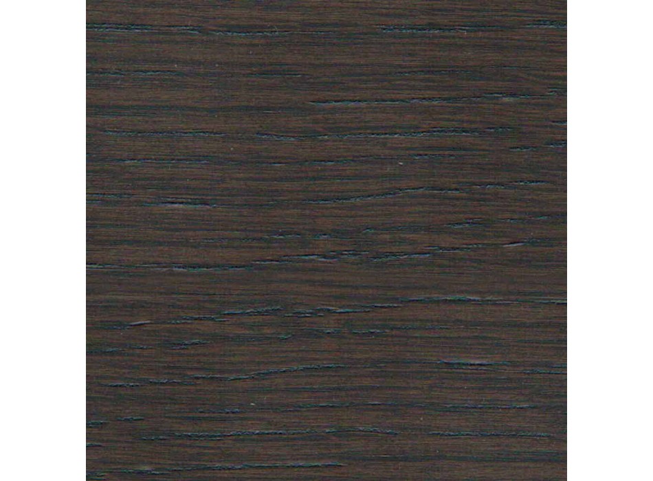 Ausziehbarer Tisch aus Eschenholz mit grau lackierten Seitenbändern - Ketla Viadurini