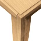 Ausziehbarer Tisch aus massivem Eschenholz in verschiedenen Ausführungen - Ferenc Viadurini