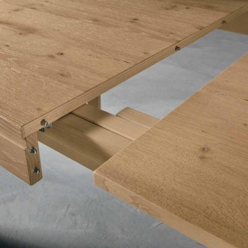 Ausziehbarer Eichenholztisch Made in Italy - Sondrio