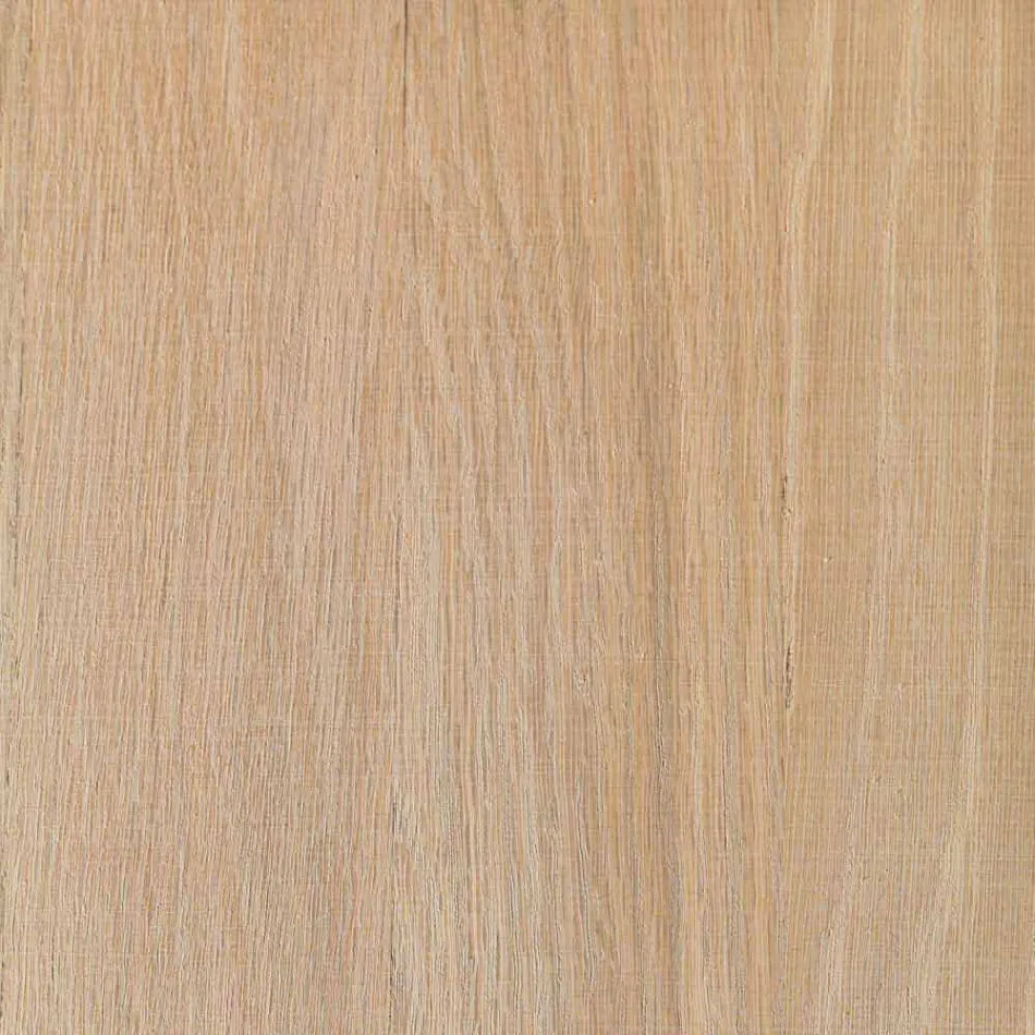 Ausziehbarer Beistelltisch in Eiche Made in Italy - Zerba Viadurini