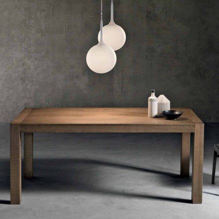 Moderner ausziehbarer Tisch aus Eschenholz hergestellt in Italien Parre Viadurini