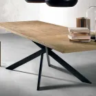 Moderner ausziehbarer Tisch aus Eichenholz Made in Italy - Oncino Viadurini