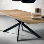 Moderner ausziehbarer Tisch aus Eichenholz Made in Italy - Oncino Viadurini