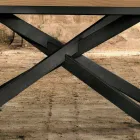 Moderner ausziehbarer Tisch aus Eichenholz Made in Italy - Oncino Viadurini