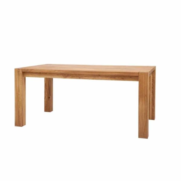 Moderner ausziehtisch in eiche massiv, l180 / 280xp100cm, jacob