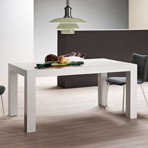 Ausziehbarer tisch aus klappbarem melamin made in italy - oky