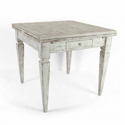 Ausziehbarer Handwerkertisch Bis zu 170 cm aus Holz Made in Italy - Marseille Viadurini