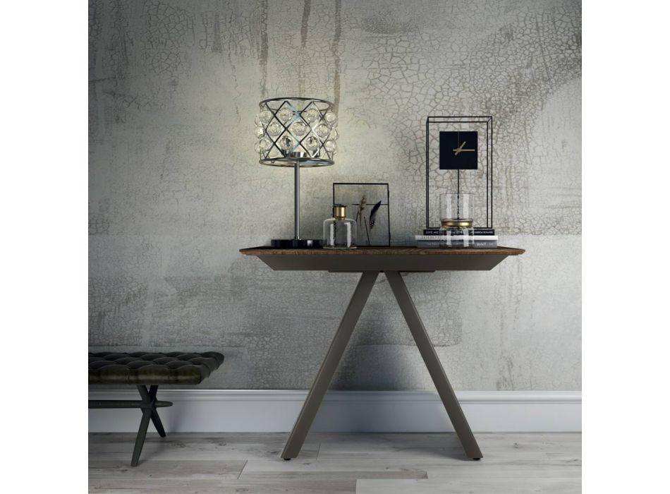 Konsolentisch ausziehbar bis 325 cm aus laminiertem Holz – Dalmata