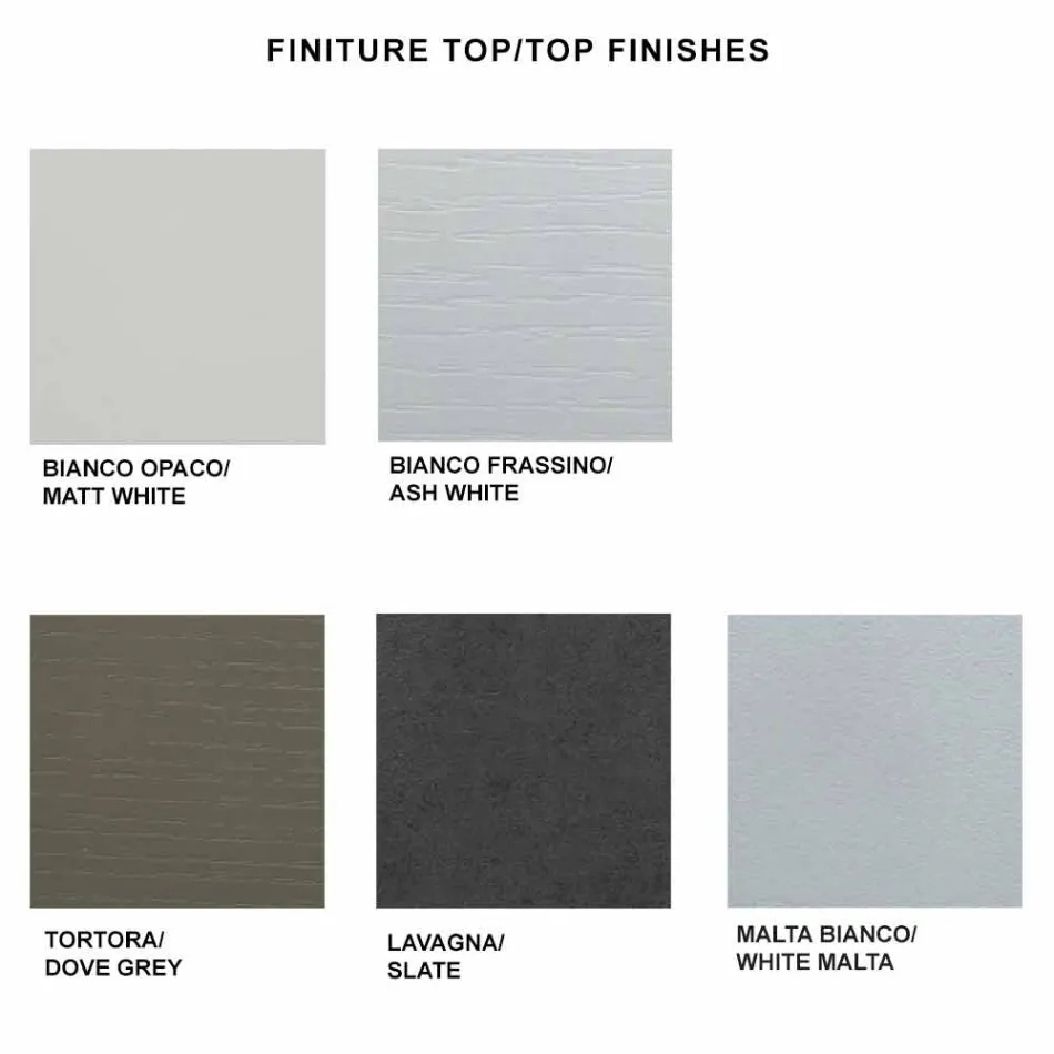 Ausziehbarer Konsolentisch bis 325 cm aus Laminat Made in Italy – Gordito Viadurini