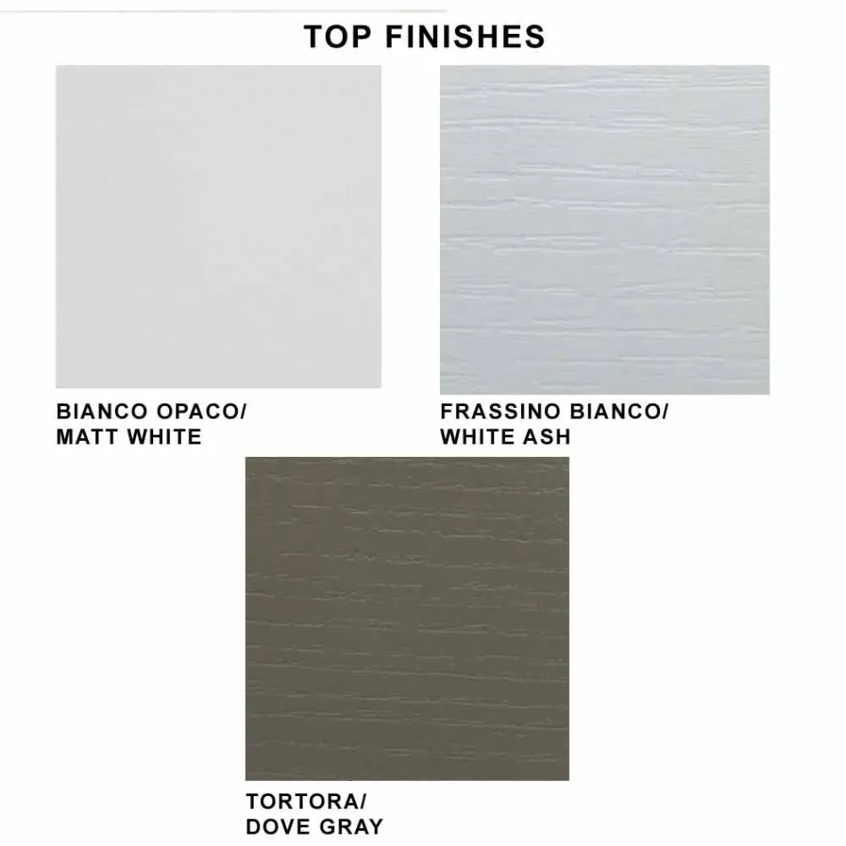 Ausziehbarer Konsolentisch bis 325 cm aus Melamin, hergestellt in Italien – Settimmio Viadurini