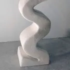 Rundkonsolentisch aus Stein und Kristall Design Babylas Viadurini