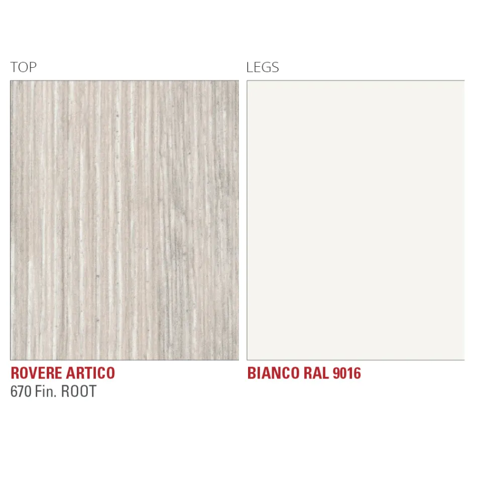 Ausziehbarer Küchentisch bis 240 cm aus edlem HPL, hergestellt in Italien – Jupiter Viadurini