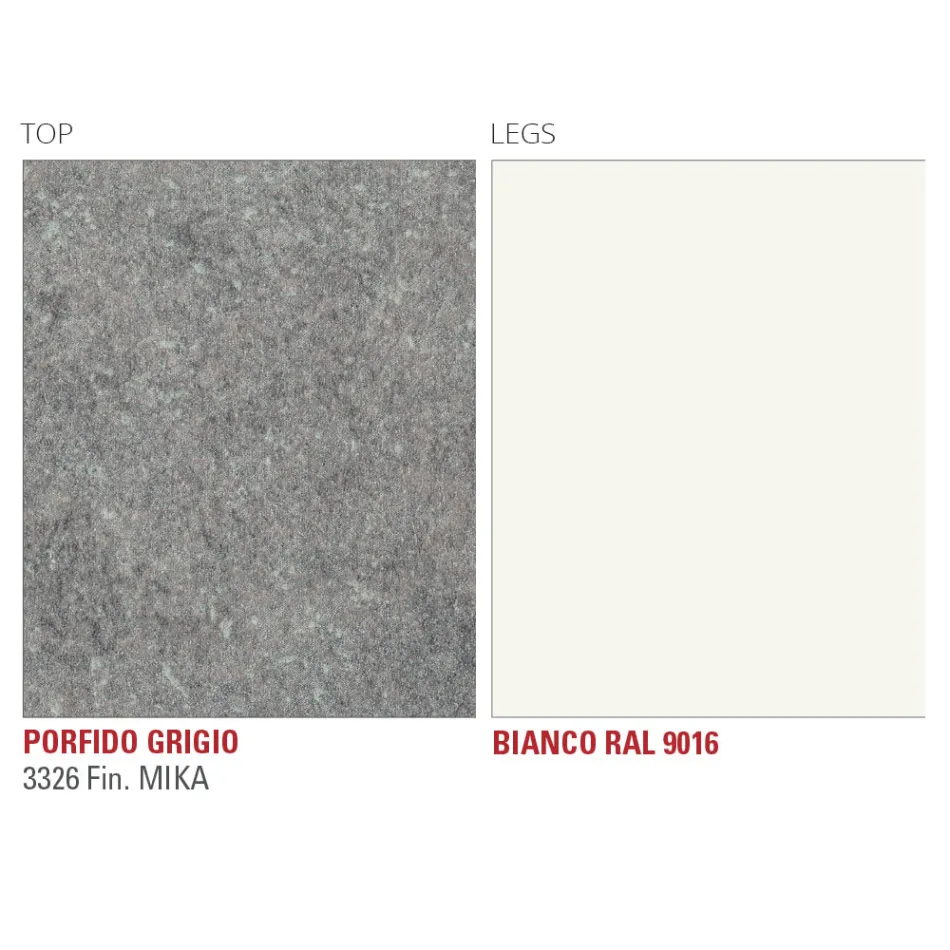 Ausziehbarer Küchentisch bis 240 cm aus edlem HPL, hergestellt in Italien – Jupiter Viadurini