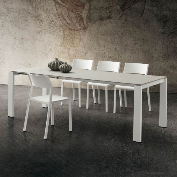 Ausziehbarer küchentisch bis zu 240 cm in precious hpl made in italy - jupiter