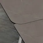 Ausziehbarer Küchentisch Bis zu 280 cm Marmoroptik Made in Italy - Pinocchio Viadurini