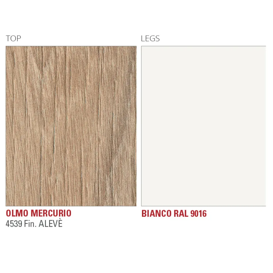 Küchentisch aus HPL mit edlem Made in Italy-Metallgestell – Pinocchio Viadurini