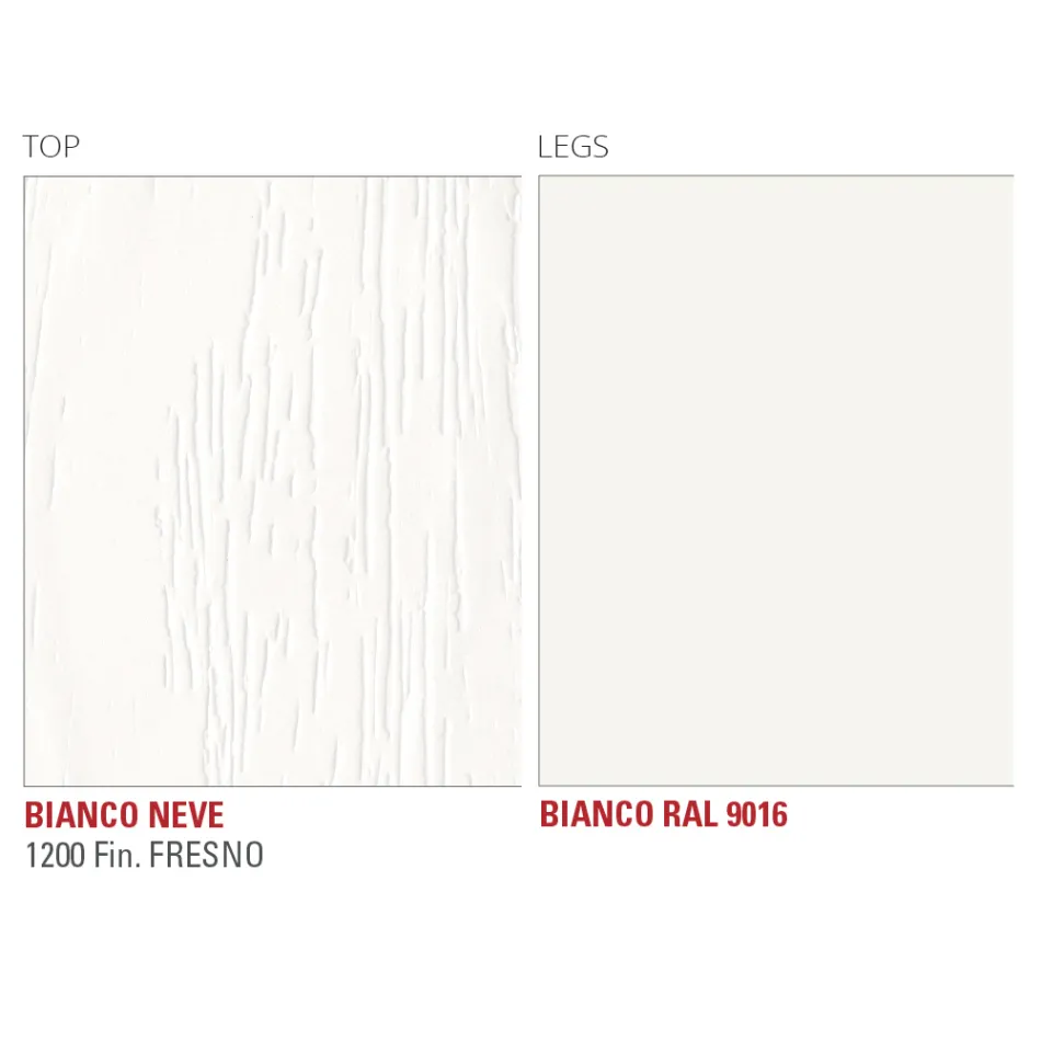 Küchentisch aus HPL mit edlem Made in Italy-Metallgestell – Pinocchio Viadurini