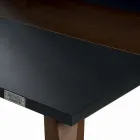 MDF-Küchentisch mit Massivholzeinlage Made in Italy - Tusco Viadurini