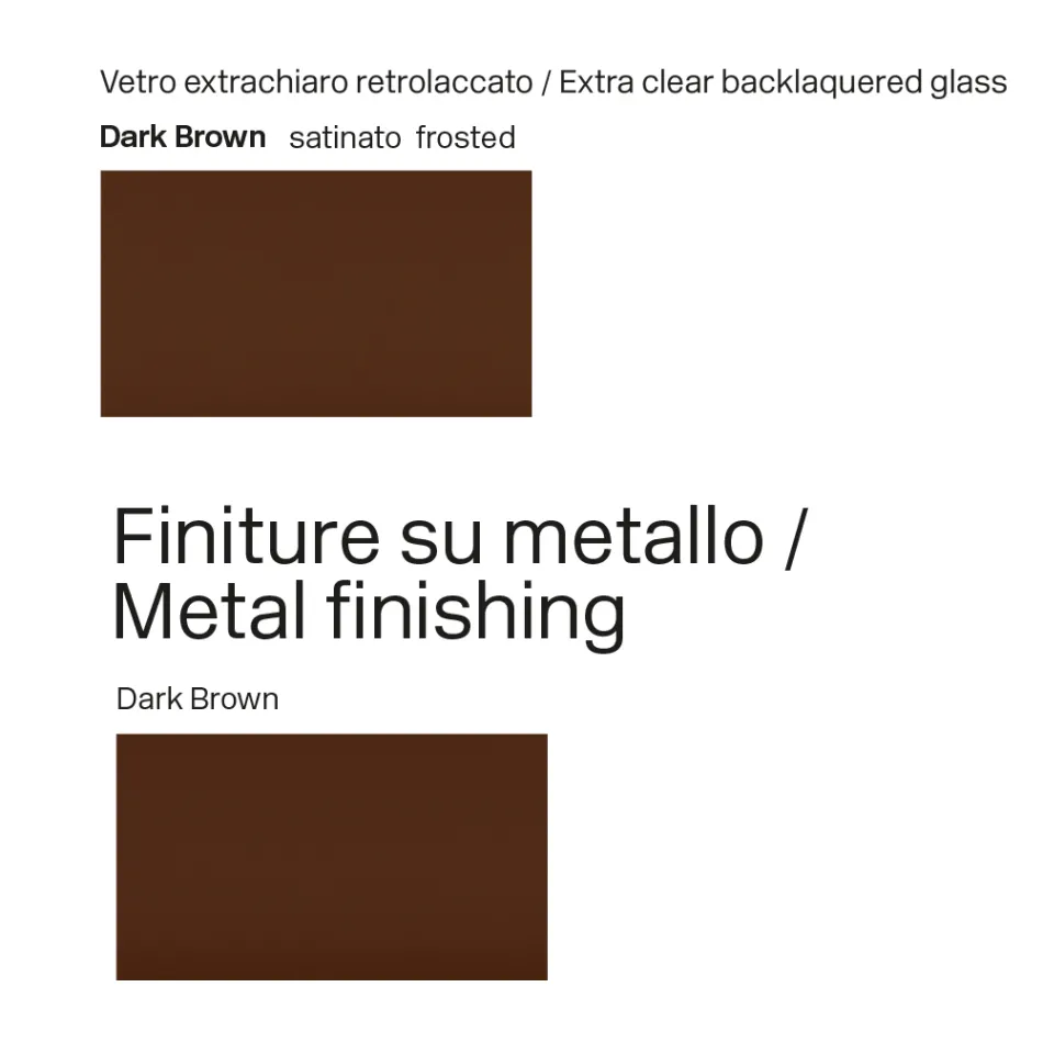 300 cm Glastisch mit Metallgestell, hergestellt in Italien – Design: Lunaria Viadurini