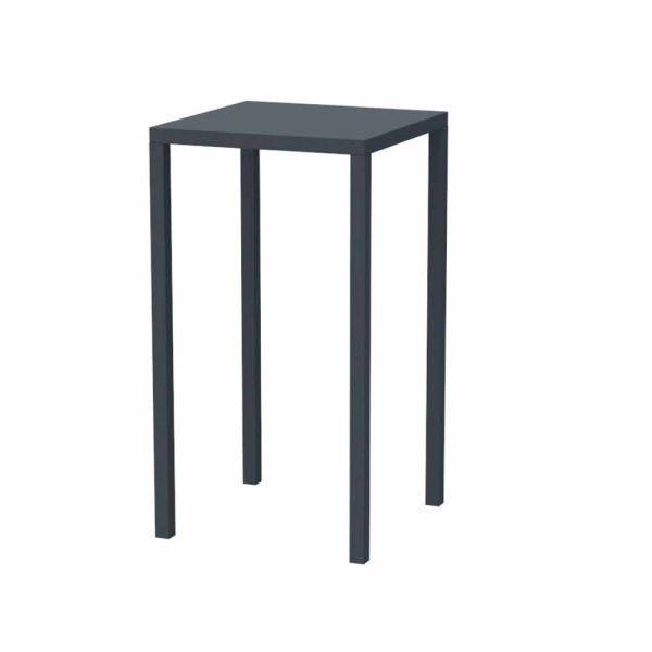 Quadratischer stehtisch aus lackiertem metall made in italy - cuba