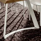 Küchentisch aus hochwertigem, entrindetem Holz, hergestellt in Italien – Pinocchio Viadurini